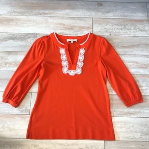 Jones New York Size Small Orange Top
